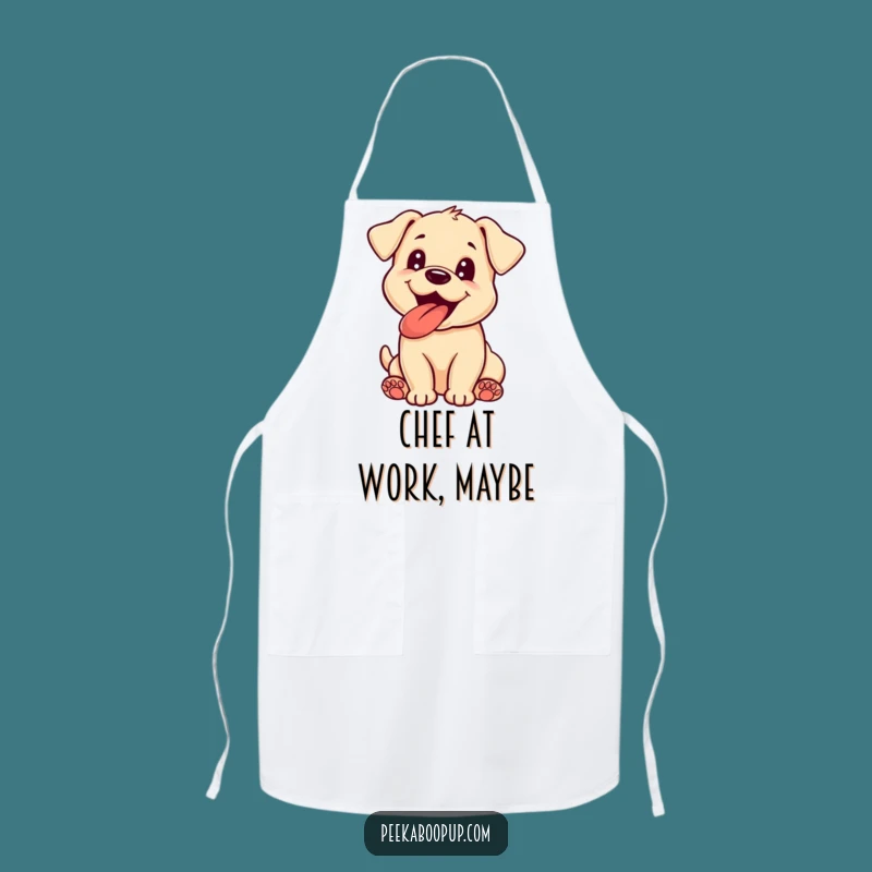 Funny Puppy Panting Apron: Cook Up Some Fun with this Hilarious Kitchen Essential