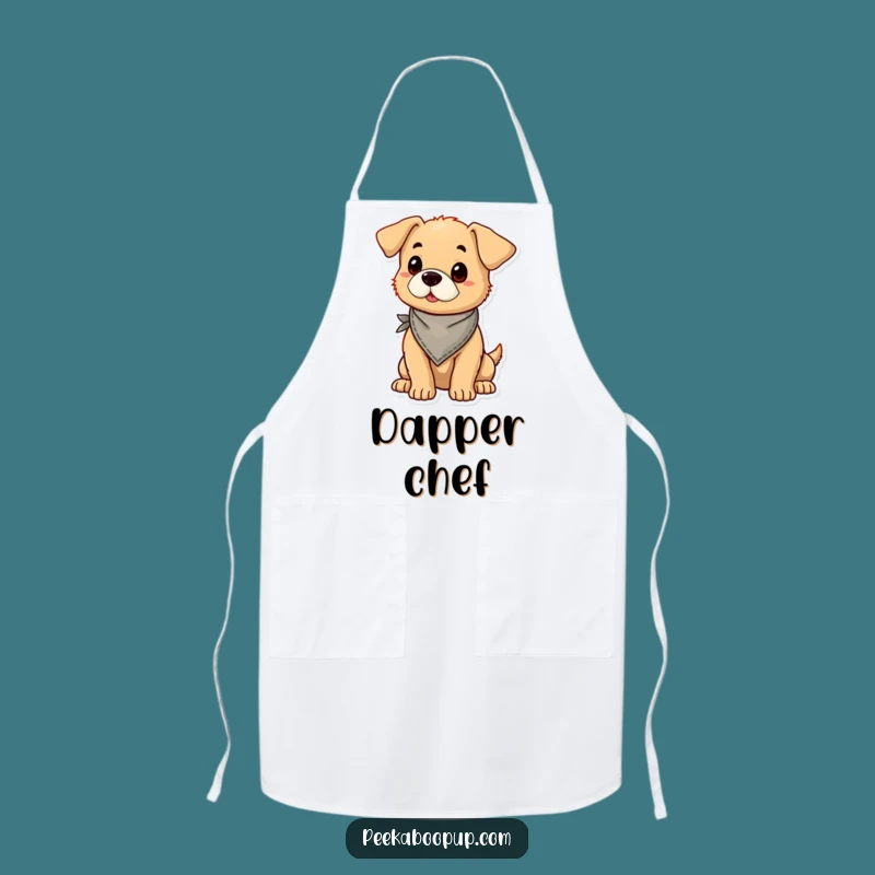 Funny Proud Puppy Bandana Apron - Hilarious Kitchen Style & Dog Fun!