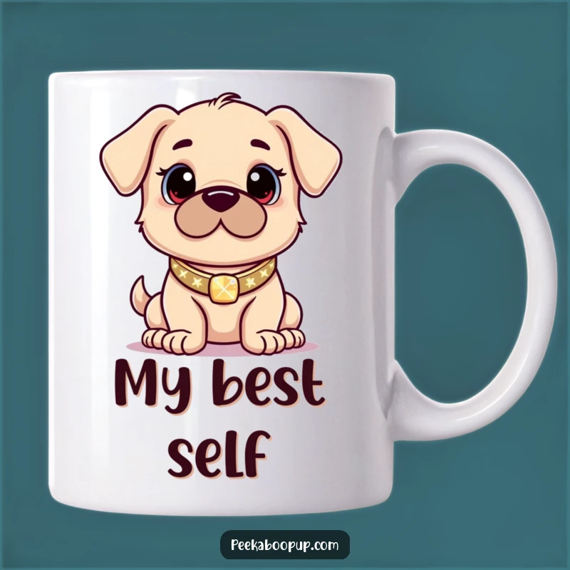 Funny Proud Puppy Sparkle Mug: A Confident and Humorous Gift for Dog Owners
