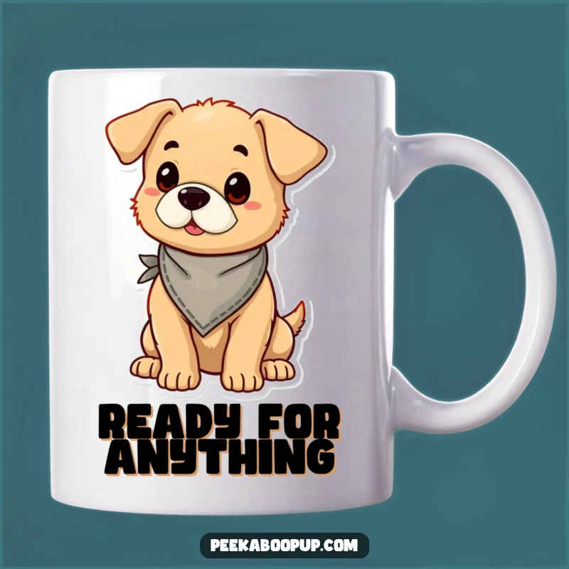 Funny Proud Puppy Bandana Mug - Hilarious Stylish Dog Gift for Pups!