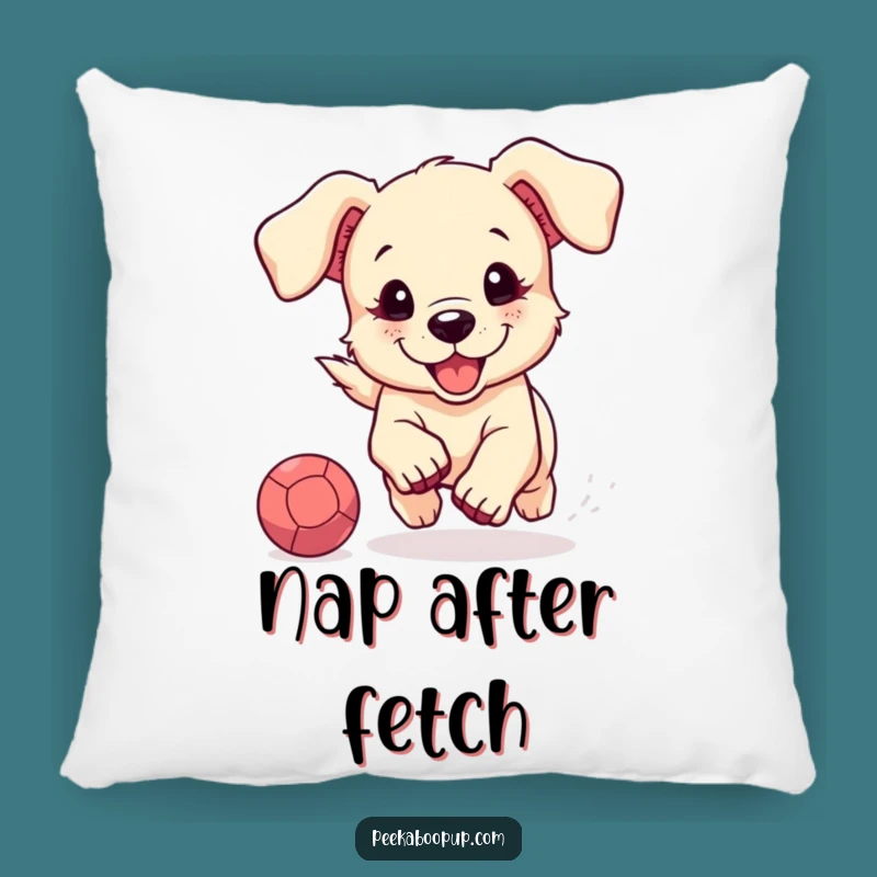 Comfortable Funny Puppy Play Pillow: Sweet Dreams with a Chasing Canine