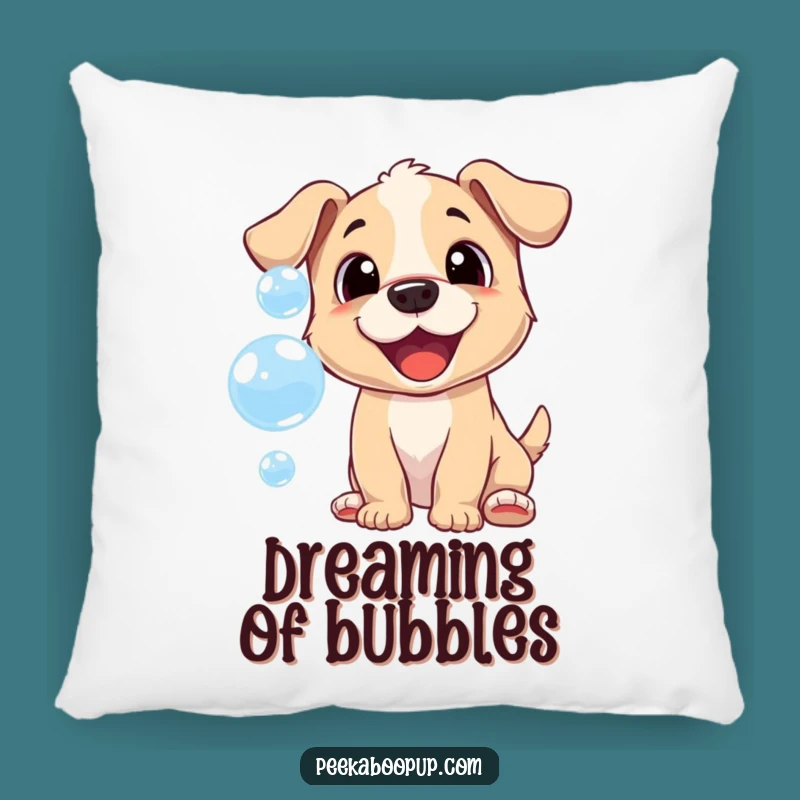 Funny Bubble Puppy Pillow: Cheerful Comfort, Playful Decor