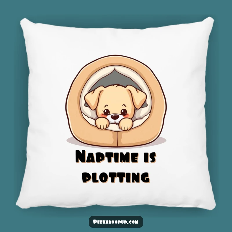 Funny Mischief Pillow - Cozy Dog Bed Accent, Perfect Humorous Throw Pillow!