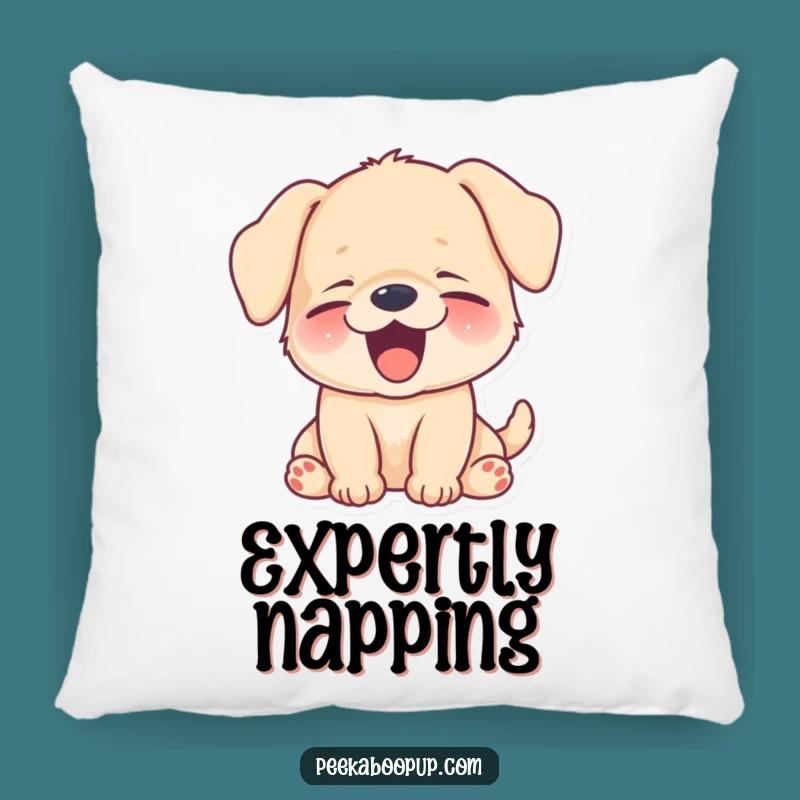 Funny Sleepy Puppy Yawn Pillow - Hilarious Comfort & Sleepy Charm!