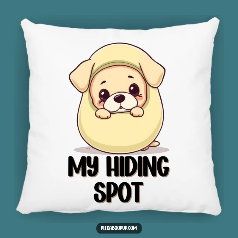 Soft Funny Puppy Pillow - Cuddle Up with Playful Peeks!
