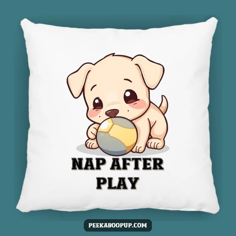 Funny Puppy Ball Pillow - Cozy Comfort with Playful Charm