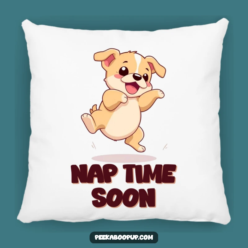 Funny Puppy Trip Pillow - Cozy Comfort with Clumsy Charm