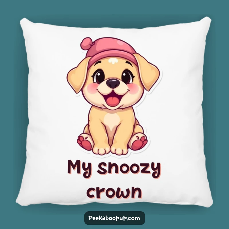 Soft Funny Puppy Pillow - Hug Your Giggles with Canine Comfort!