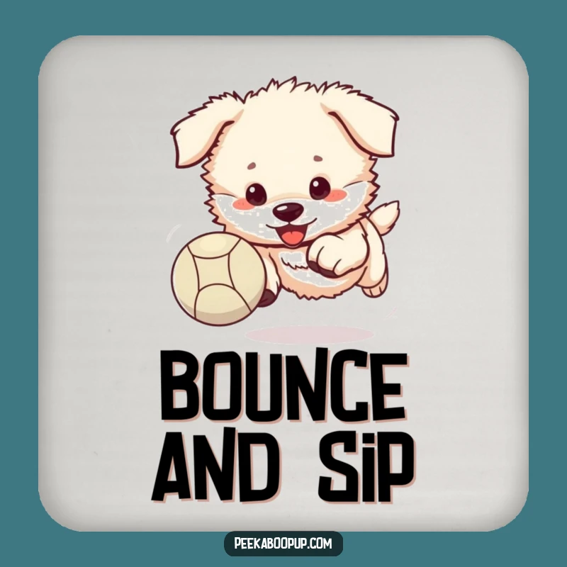 Funny Puppy Ball Coaster - Protect Surfaces with Puppy Play