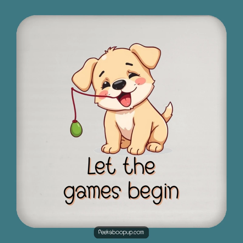 Funny Puppy Drink Coasters: Protect Surfaces with Playful Pup Charm