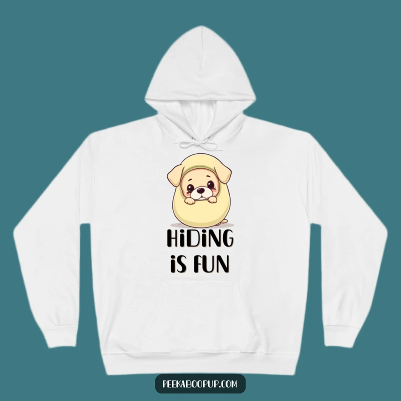 Cozy Funny Puppy Hoodie - Stay Warm with a Playful Pup Surprise!
