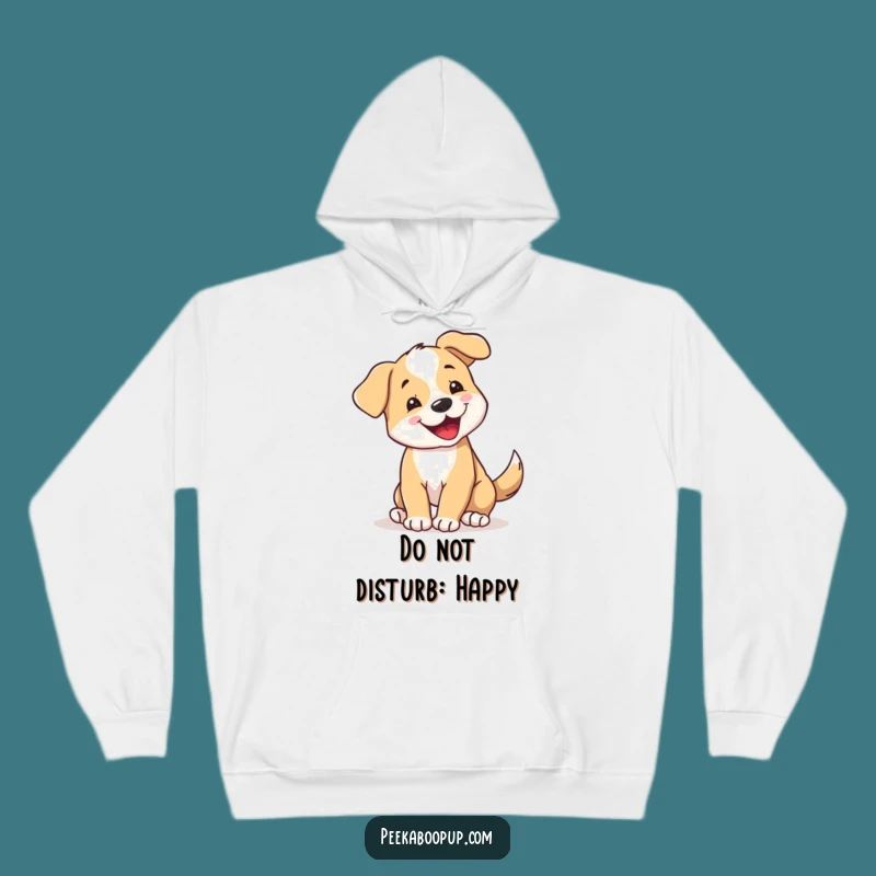 Cozy Funny Spinning Puppy Hoodie: Warm, Hilarious Dog Lover Gift for Chilly Days