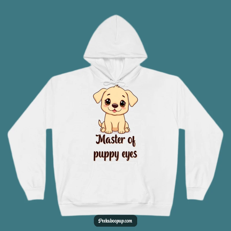 Cozy Funny Puppy Begging Hoodie