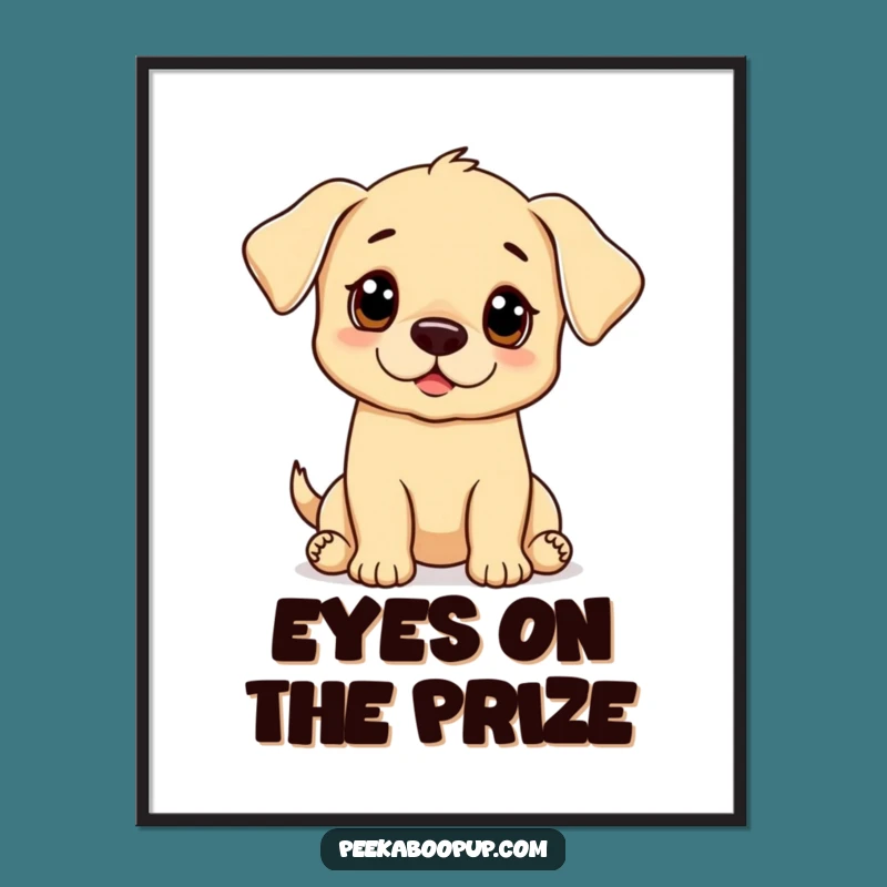 Funny Free Printable Wall Art: Puppy Begging Expression, Cute Downloadable Dog Art!