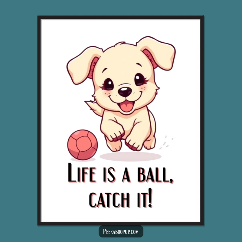Free Printable Puppy Wall Art - Floppy Eared Pal Chase Downloadable Decor