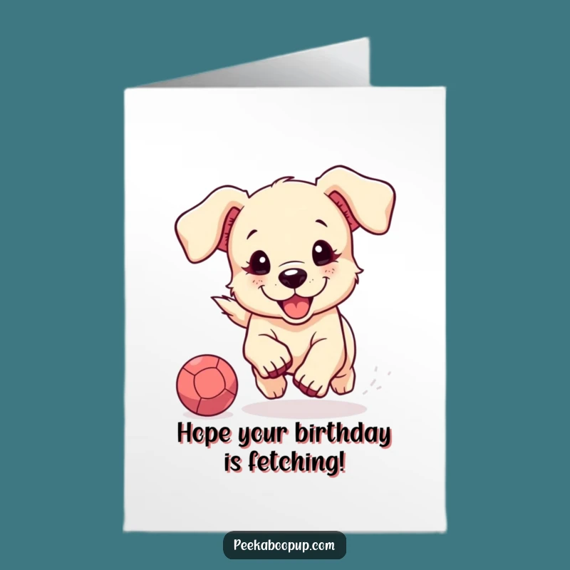 Free Printable Puppy Birthday Card - Floppy Eared Pal Chase Downloadable Gift