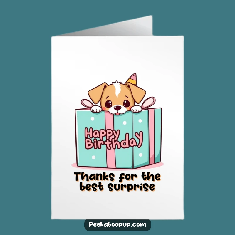 Free Printable Puppy Thank You Card: Surprise Pup Gratitude Gift