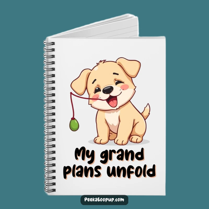 Funny Puppy Notebook: Jot Down Ideas with a Playful Pup