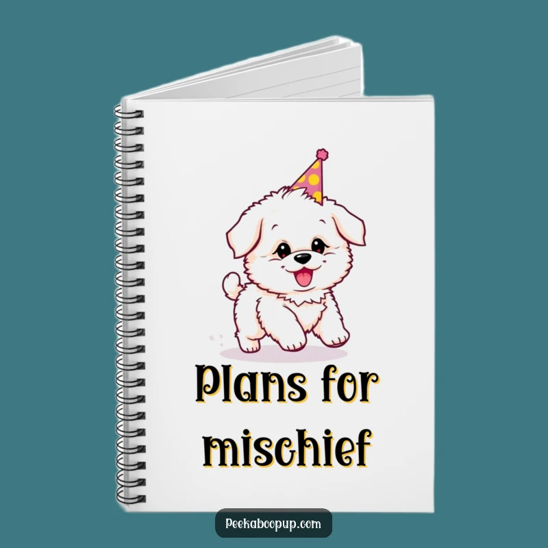 Funny Puppy Party Notebook: Tail Chase Journal, Fun Ideas