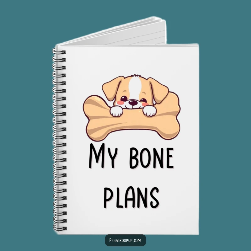 My Puppy Thoughts: Funny Dog Bone Notebook!