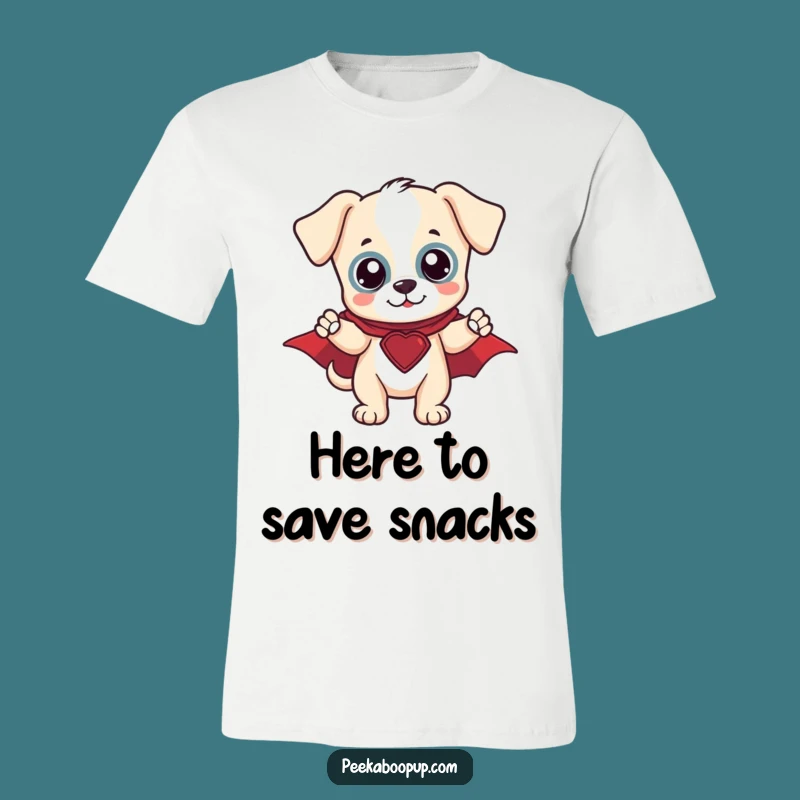 Funny Hero Puppy T-Shirt: Wear Your Super Pet Pride Loudly