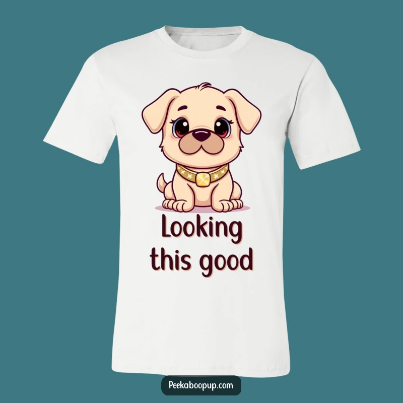 Funny Proud Puppy Sparkle T-Shirt: Show Off Your Confidence with This Humorous Tee