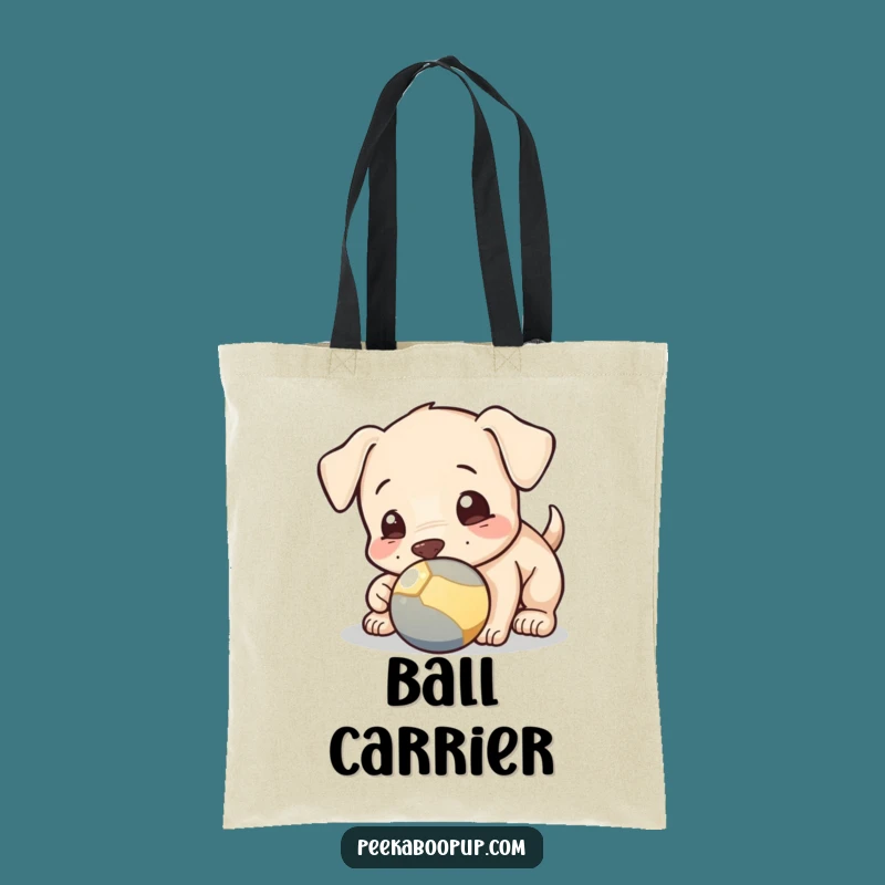 Funny Puppy Ball Tote Bag - Carry Your Playful Spirit